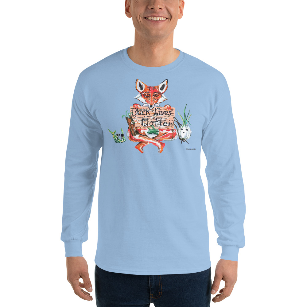 "A Friendly Reminder" Men's Long Sleeve Shirt - Image 7