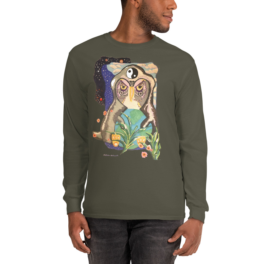 "the overseer" Men’s Long Sleeve Shirt - Image 5