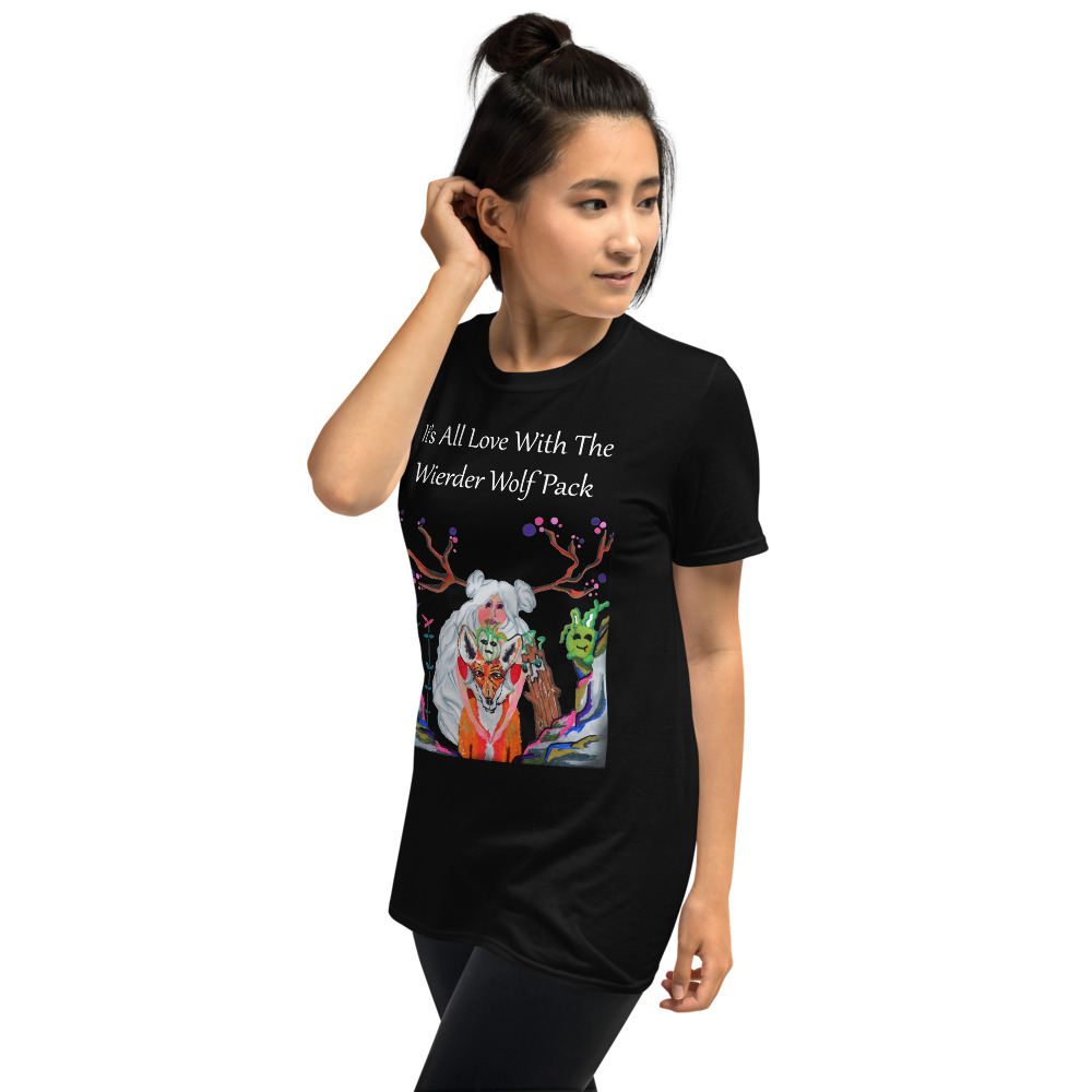 "The Wolfpack Plus One" colored Short-Sleeve Unisex T-Shirt - Image 4
