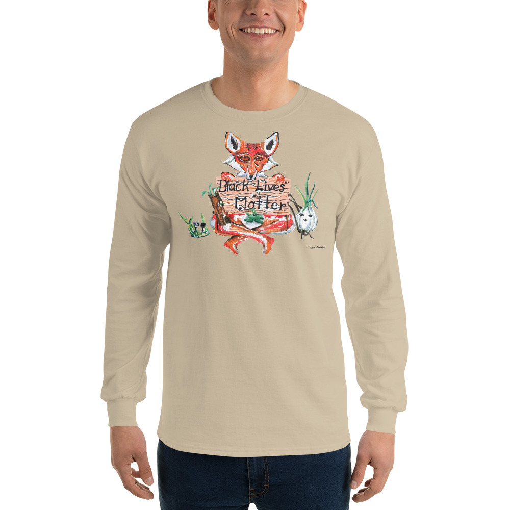 "A Friendly Reminder" Men's Long Sleeve Shirt - Image 9