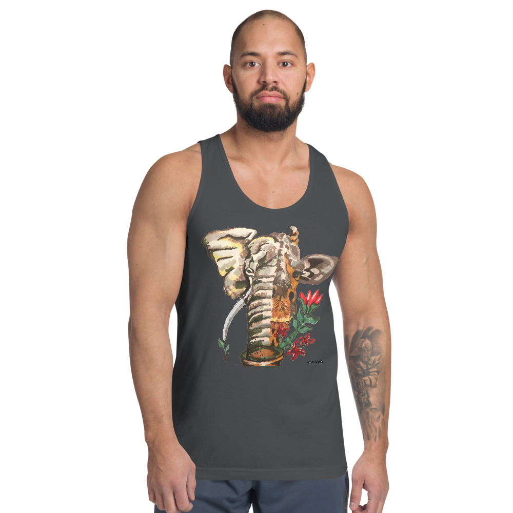 "Eleraffe the Exotic" Classic tank top (unisex) - Image 4