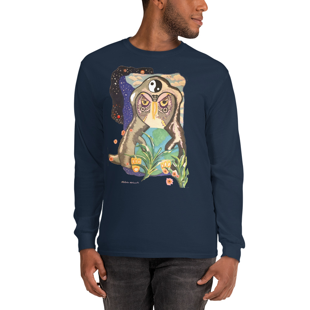 "the overseer" Men’s Long Sleeve Shirt - Image 4