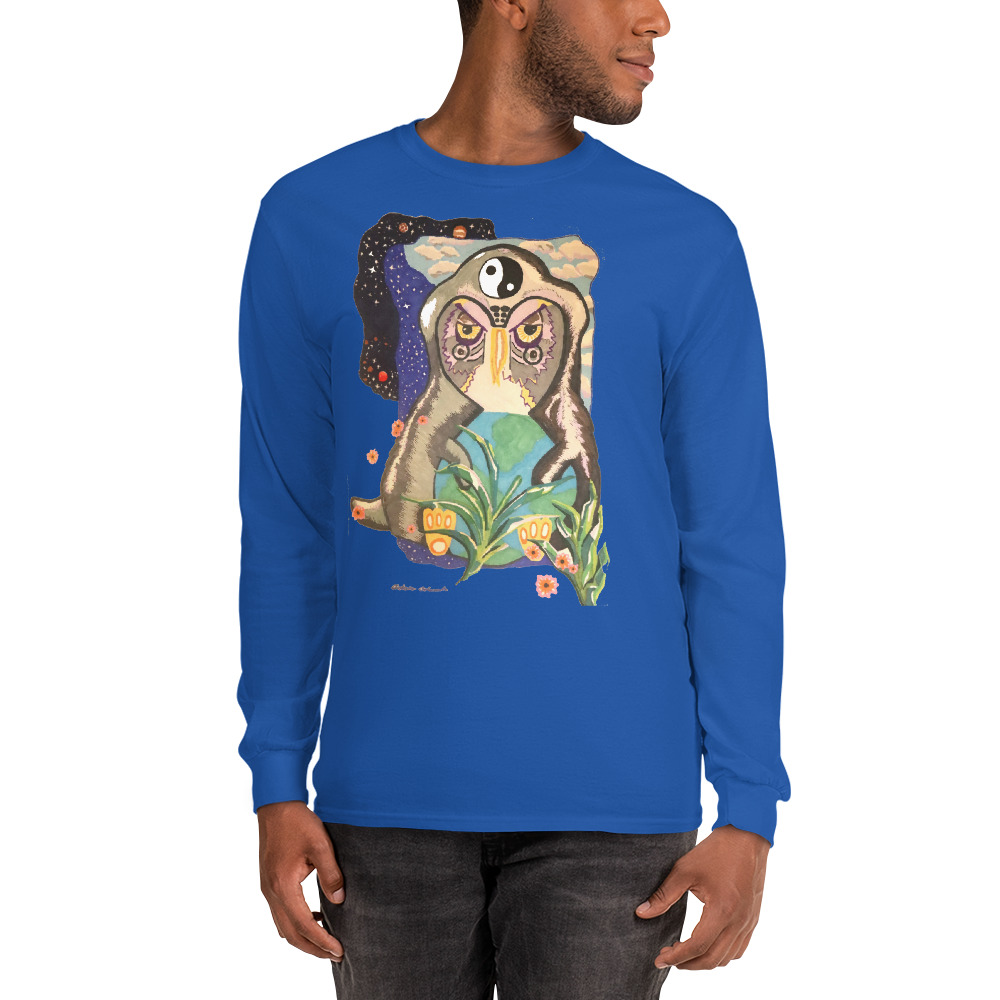 "the overseer" Men’s Long Sleeve Shirt - Image 9