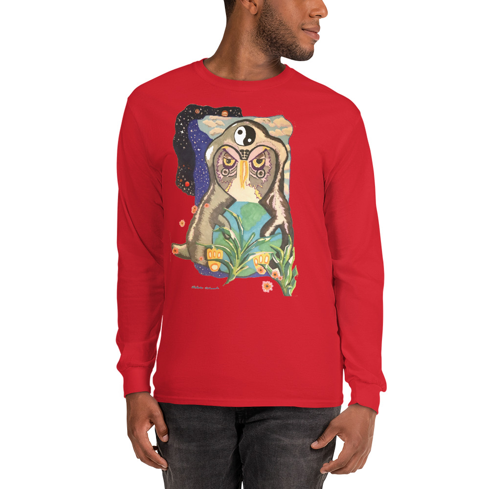 "the overseer" Men’s Long Sleeve Shirt - Image 13