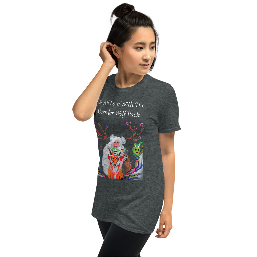 "The Wolfpack Plus One" colored Short-Sleeve Unisex T-Shirt - Image 9