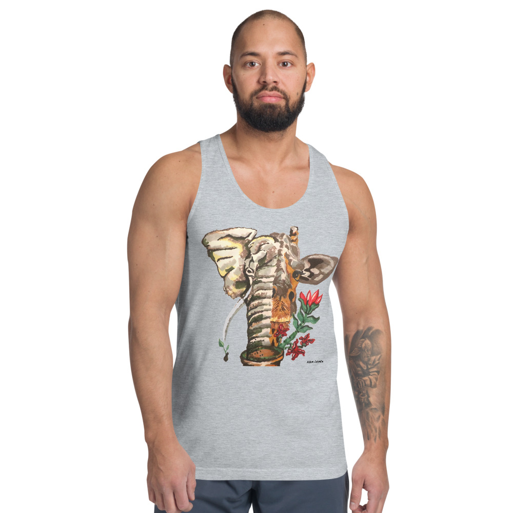"Eleraffe the Exotic" Classic tank top (unisex) - Image 5