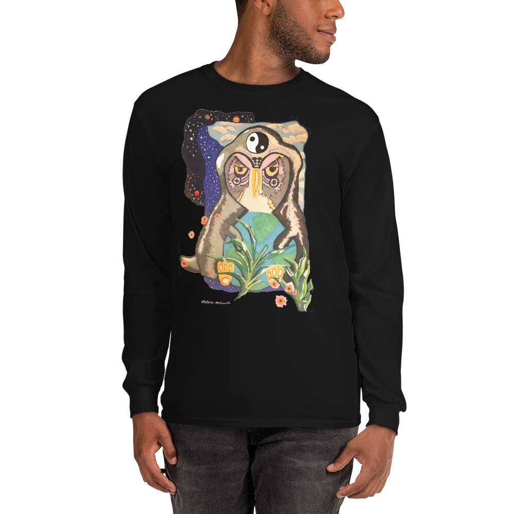"the overseer" Men’s Long Sleeve Shirt - Image 3