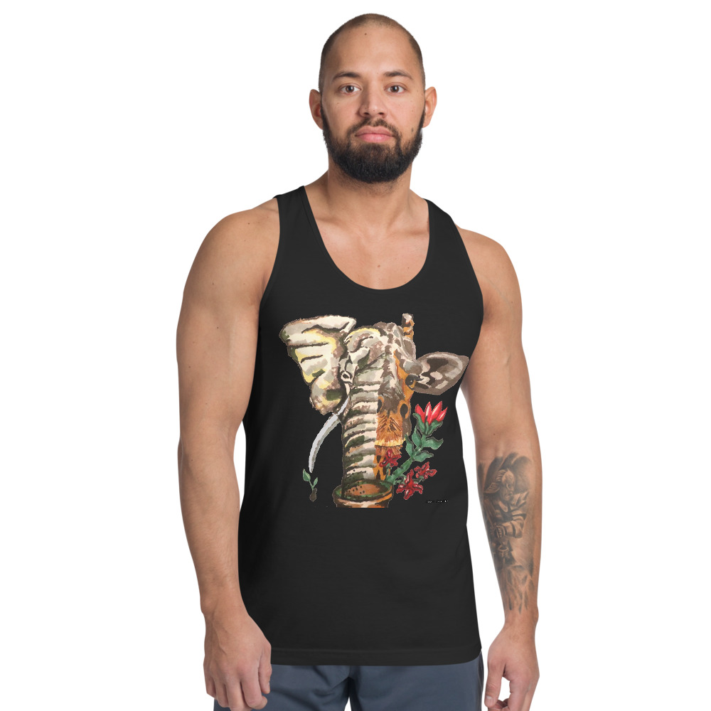 "Eleraffe the Exotic" Classic tank top (unisex) - Image 2