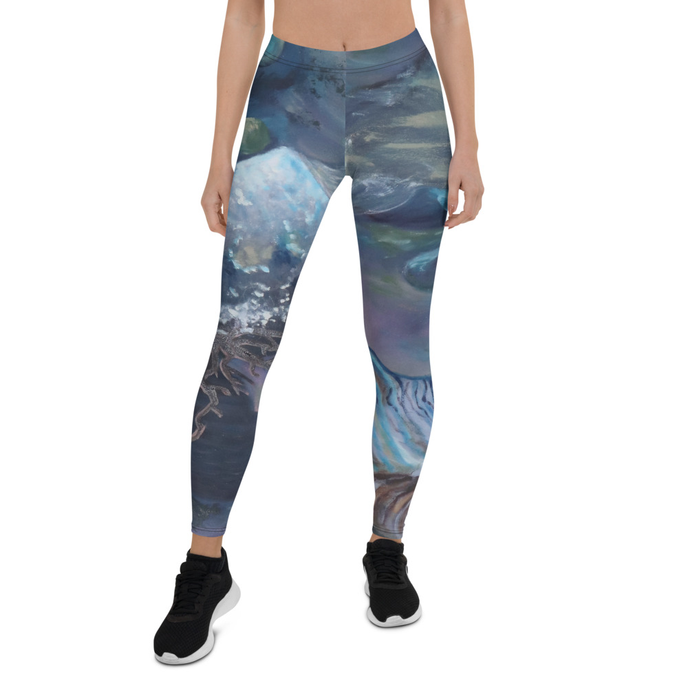 "planets and Peals" Leggings