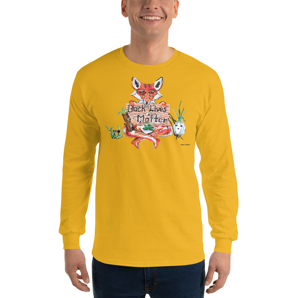 "A Friendly Reminder" Men's Long Sleeve Shirt - Image 8