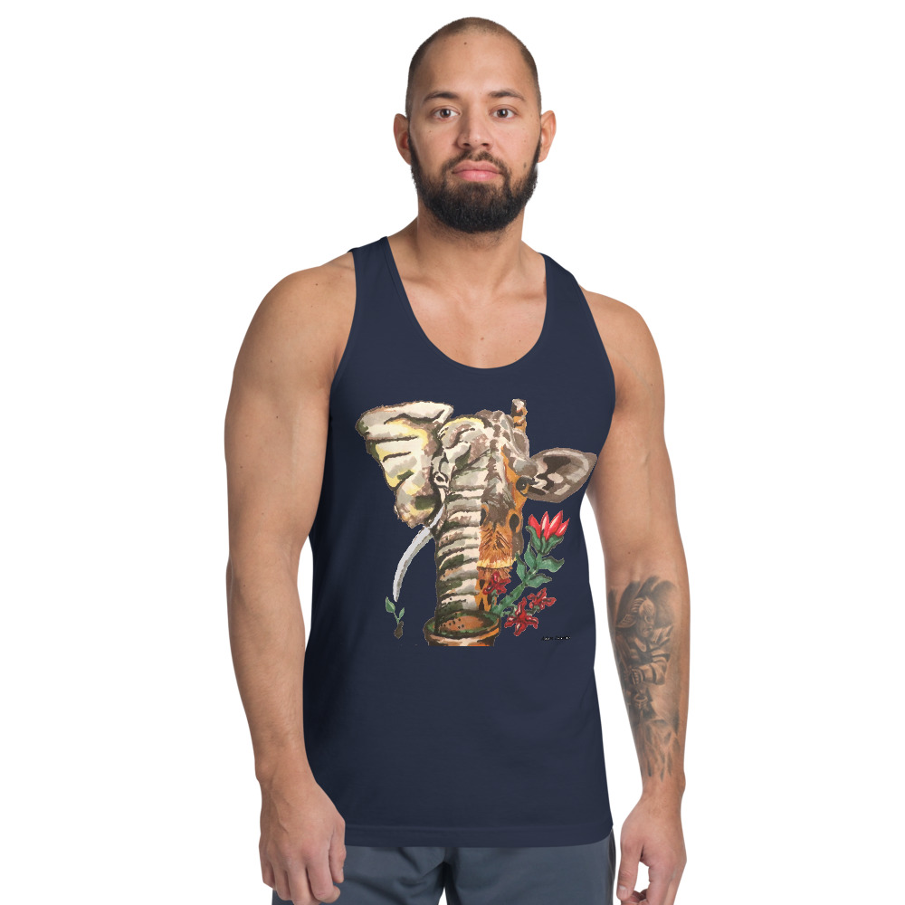"Eleraffe the Exotic" Classic tank top (unisex) - Image 3