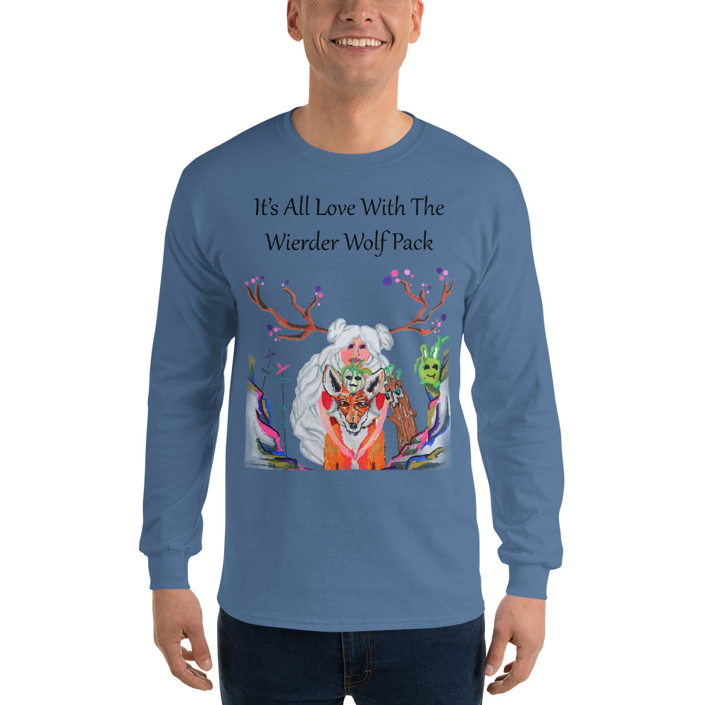 "The Wolfpack Plus One" Men's Long Sleeve Shirt