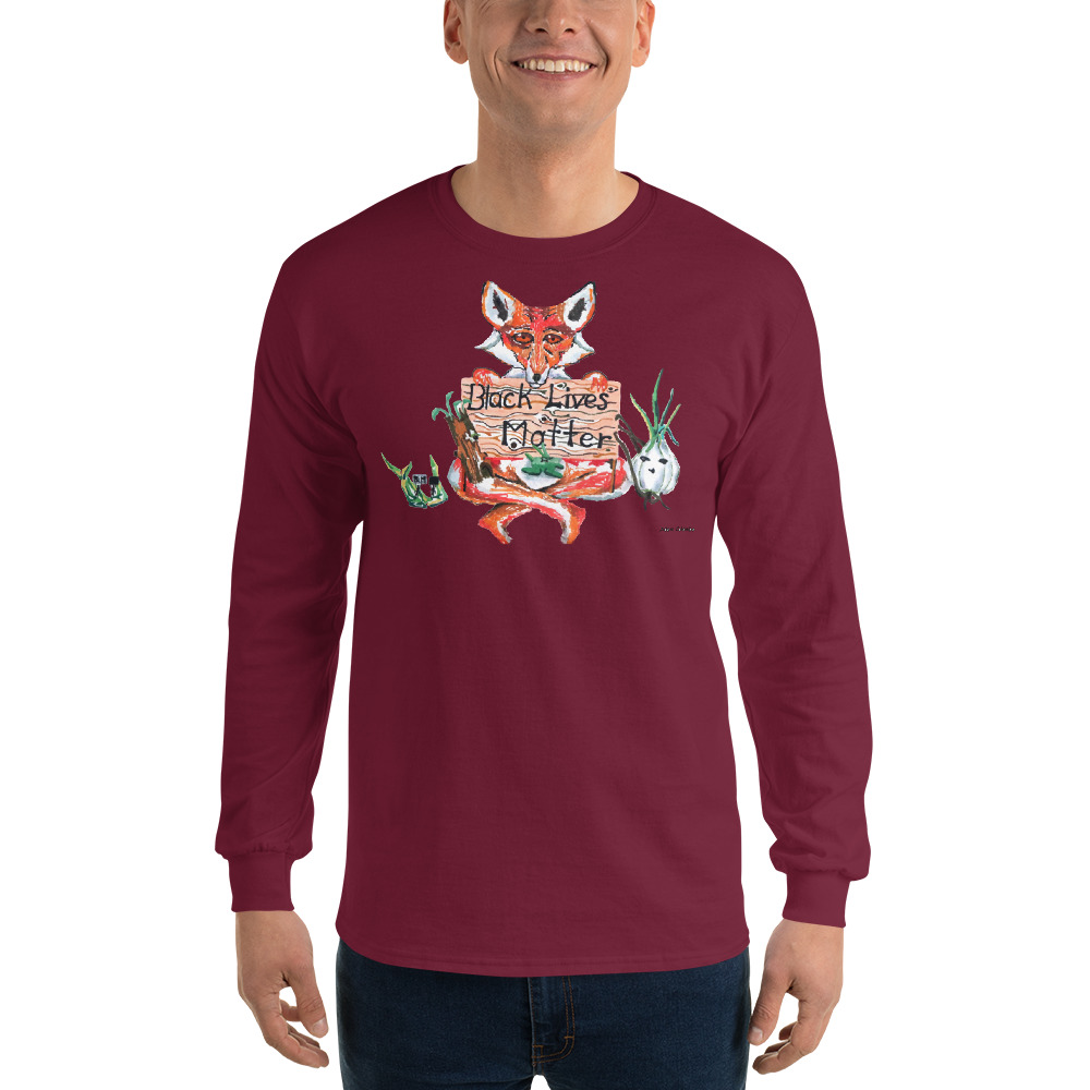 "A Friendly Reminder" Men's Long Sleeve Shirt