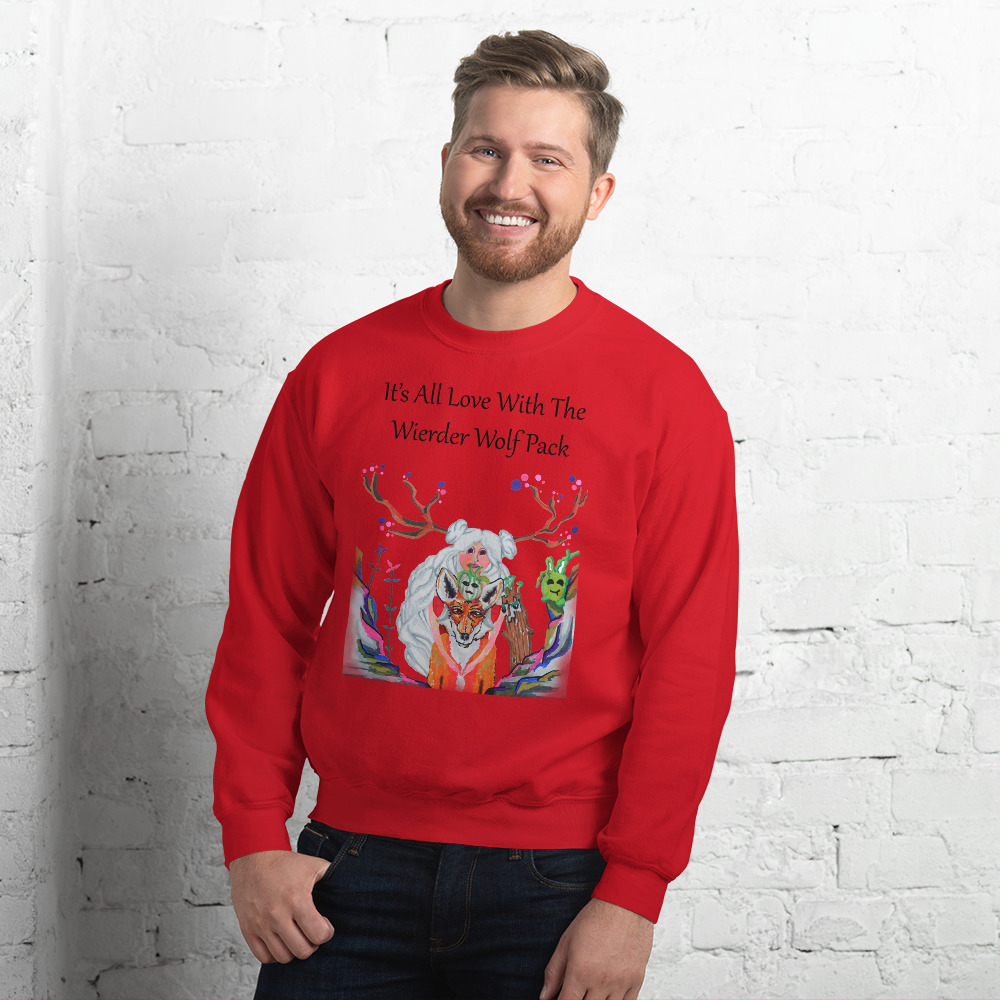 The Wolf Pack Plus One Unisex Crewneck Sweatshirt - Image 2