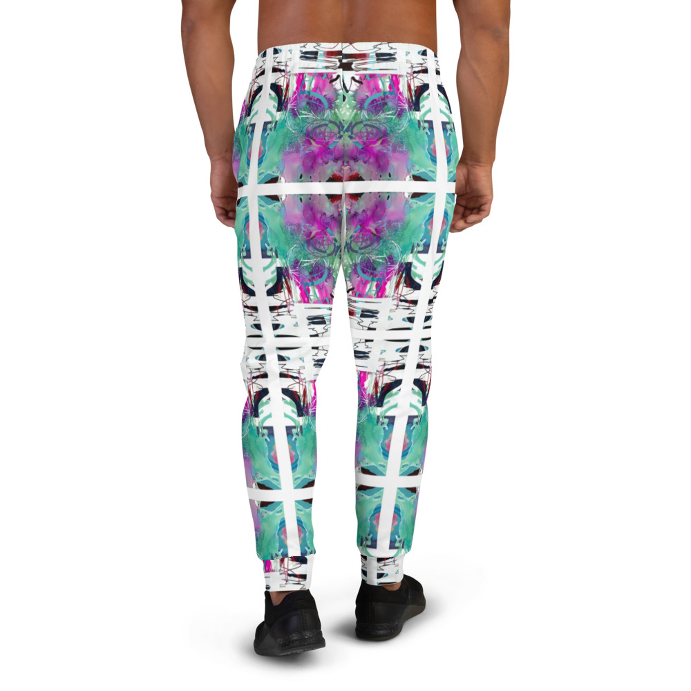 joggers-Striped Erosion, all over print - Image 4