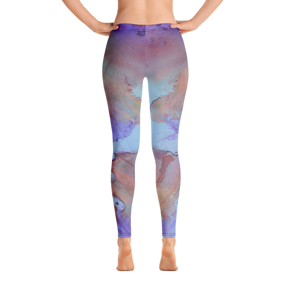 Aqua Velvet Leggings