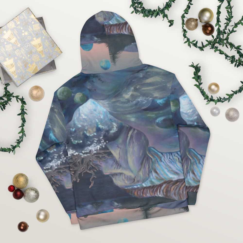 hoodie-Unisex-Planets and Pearls - Image 3