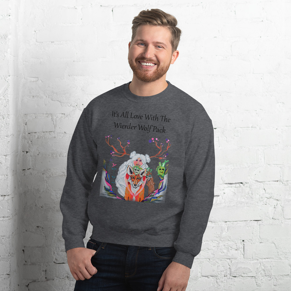 The Wolf Pack Plus One Unisex Crewneck Sweatshirt - Image 3