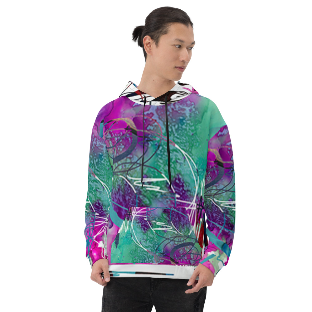 hoodie-Eroded Perspective, Unisex