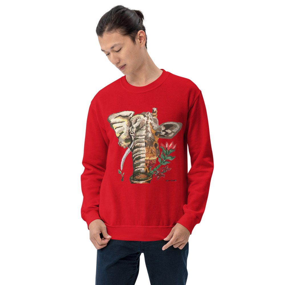 Eleraffe Unisex Crewneck Sweatshirt - Image 3