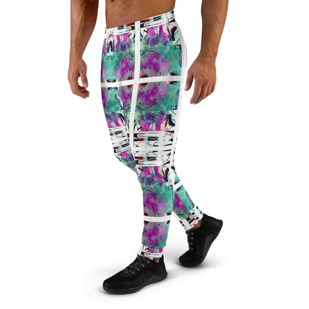 joggers-Striped Erosion, all over print - Image 3