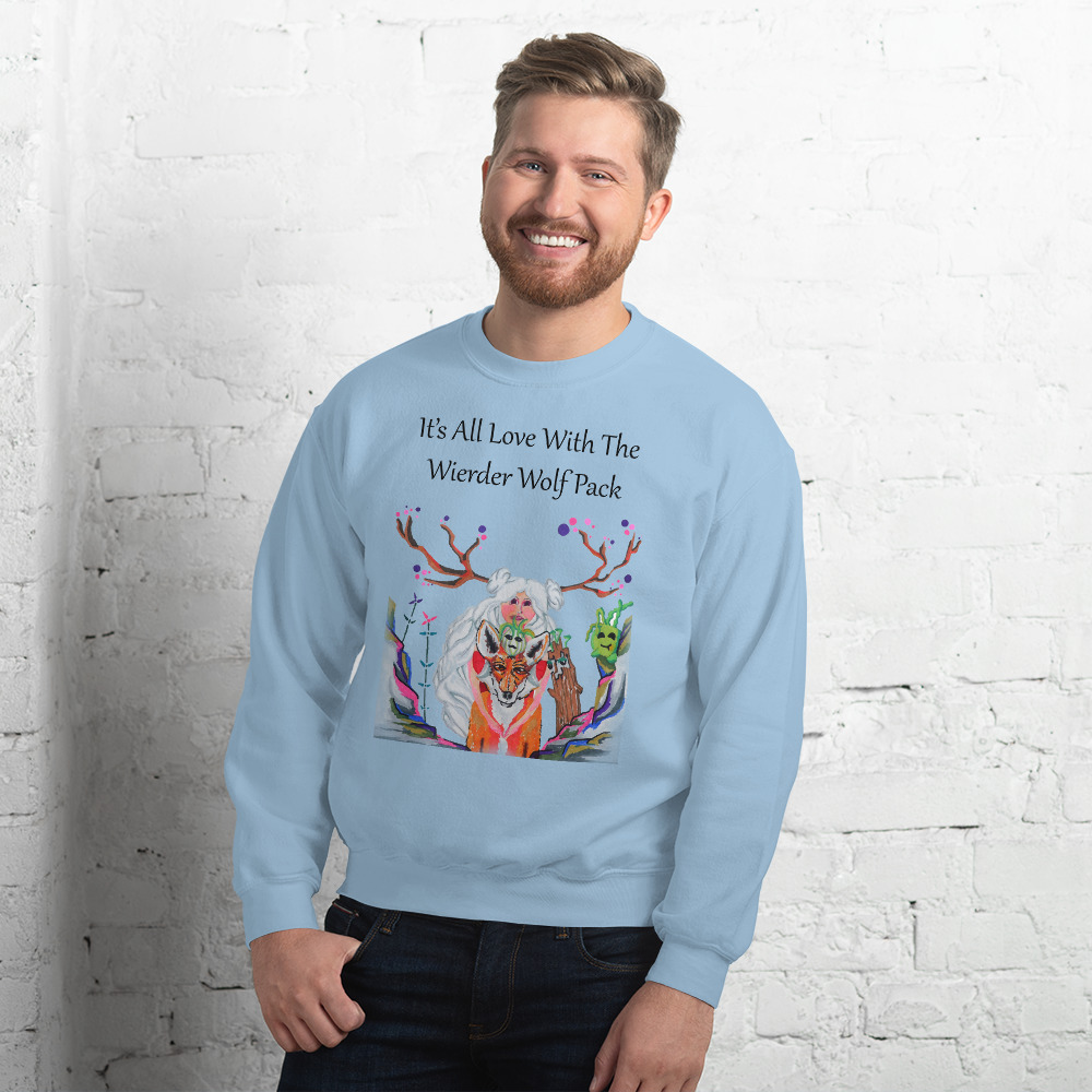 The Wolf Pack Plus One Unisex Crewneck Sweatshirt - Image 6