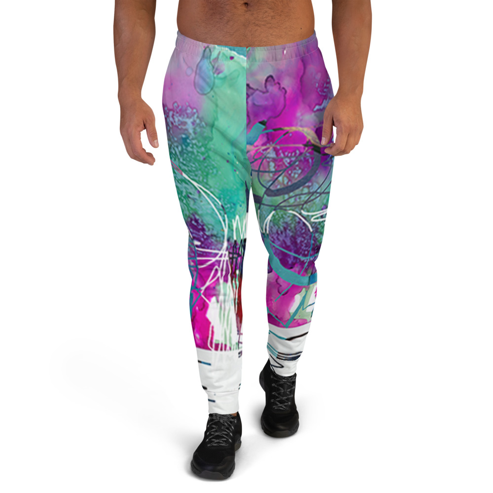 joggers-Eroded Perspective, all over print