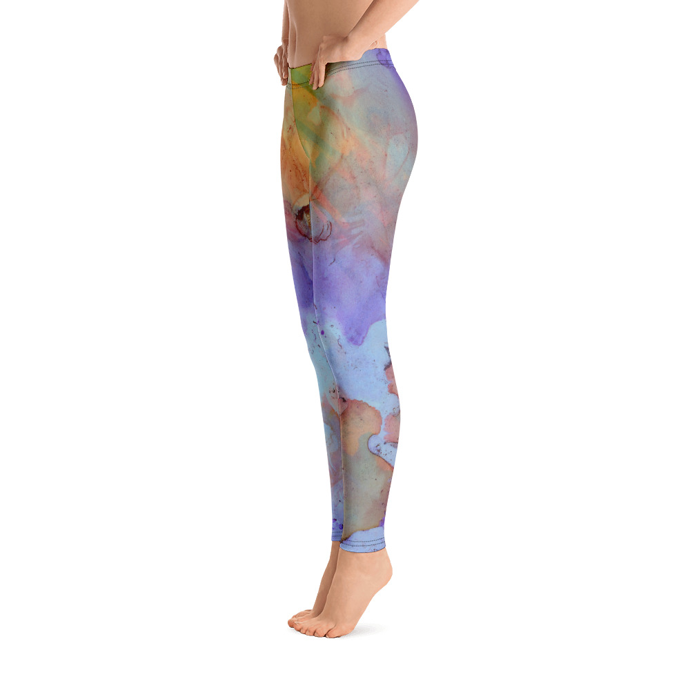 Aqua Velvet Leggings - Image 3