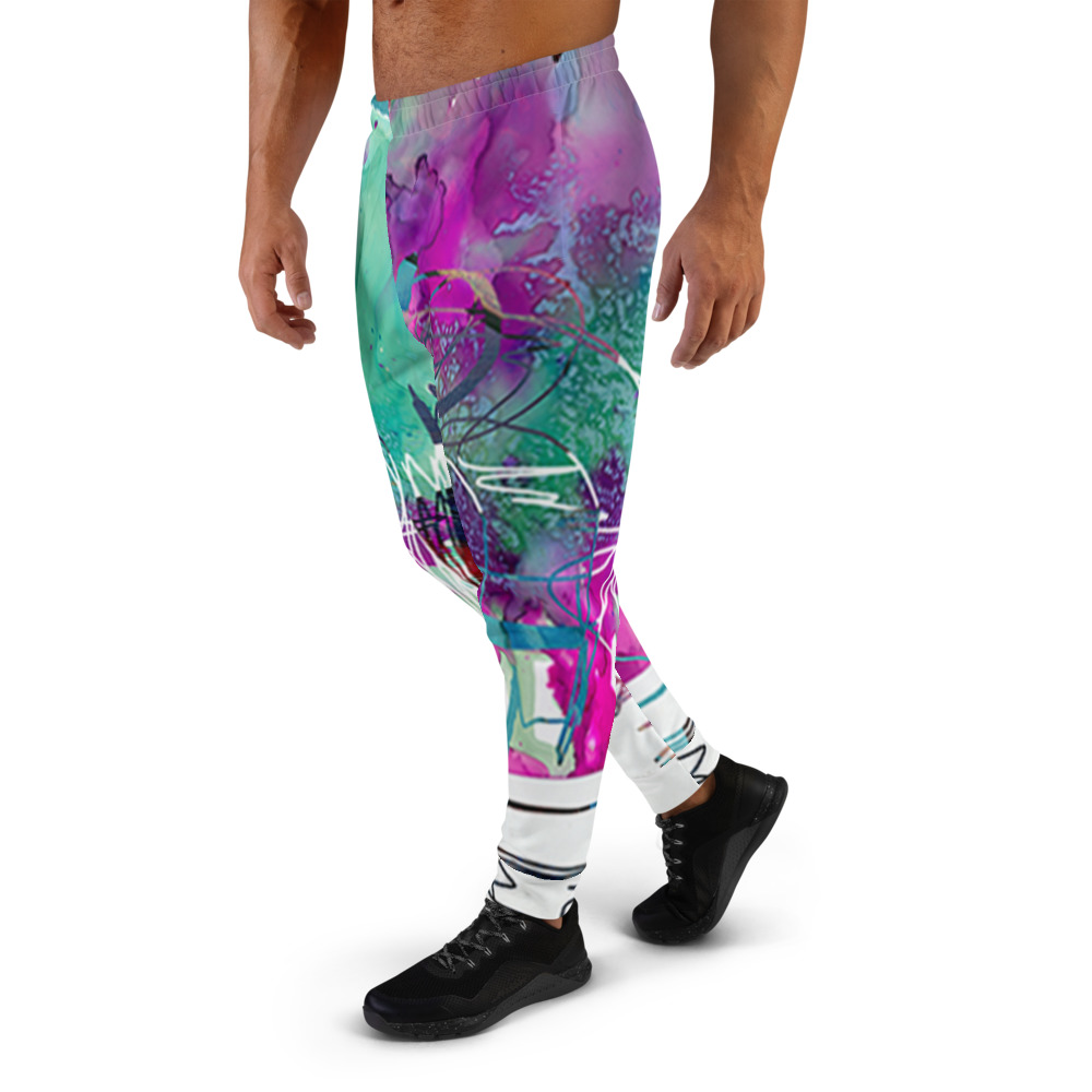 joggers-Eroded Perspective, all over print - Image 3