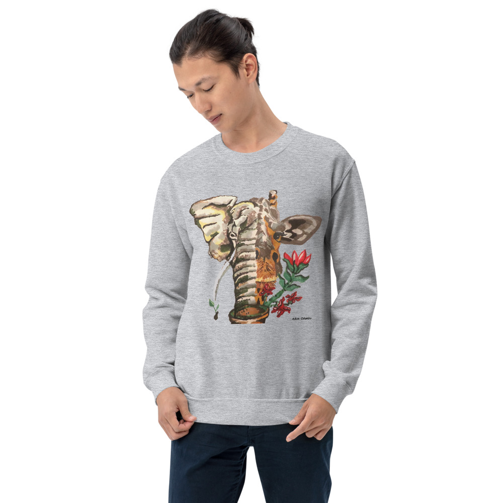 Eleraffe Unisex Crewneck Sweatshirt - Image 6