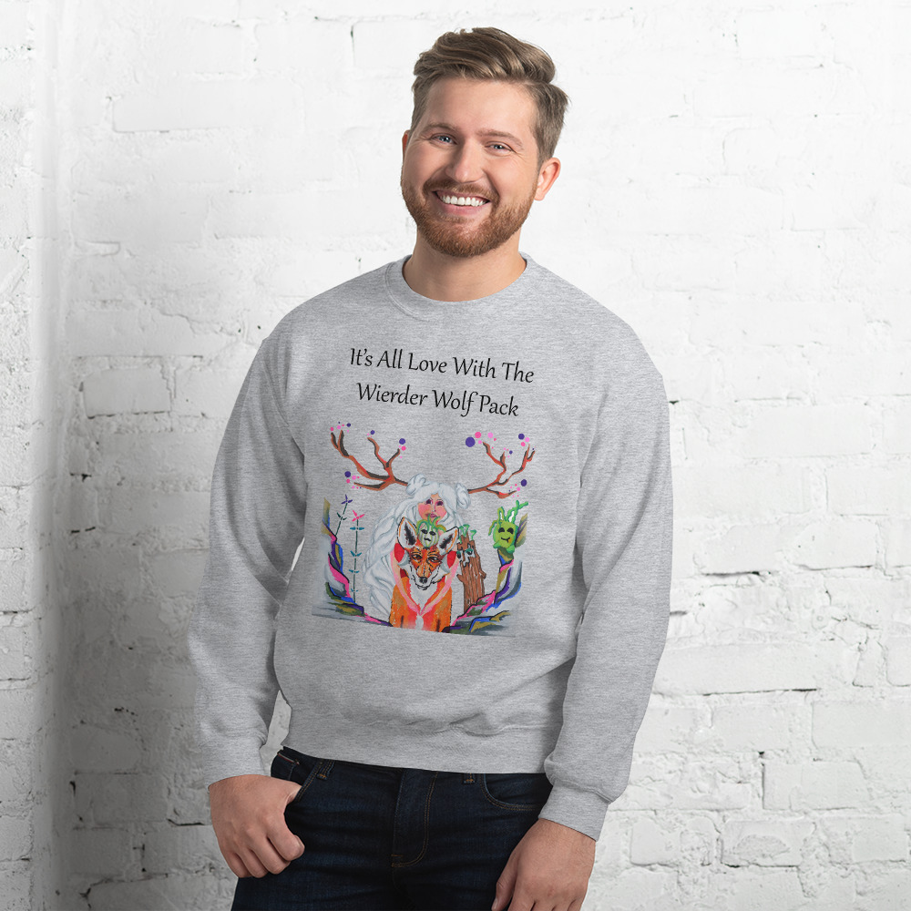 The Wolf Pack Plus One Unisex Crewneck Sweatshirt - Image 5