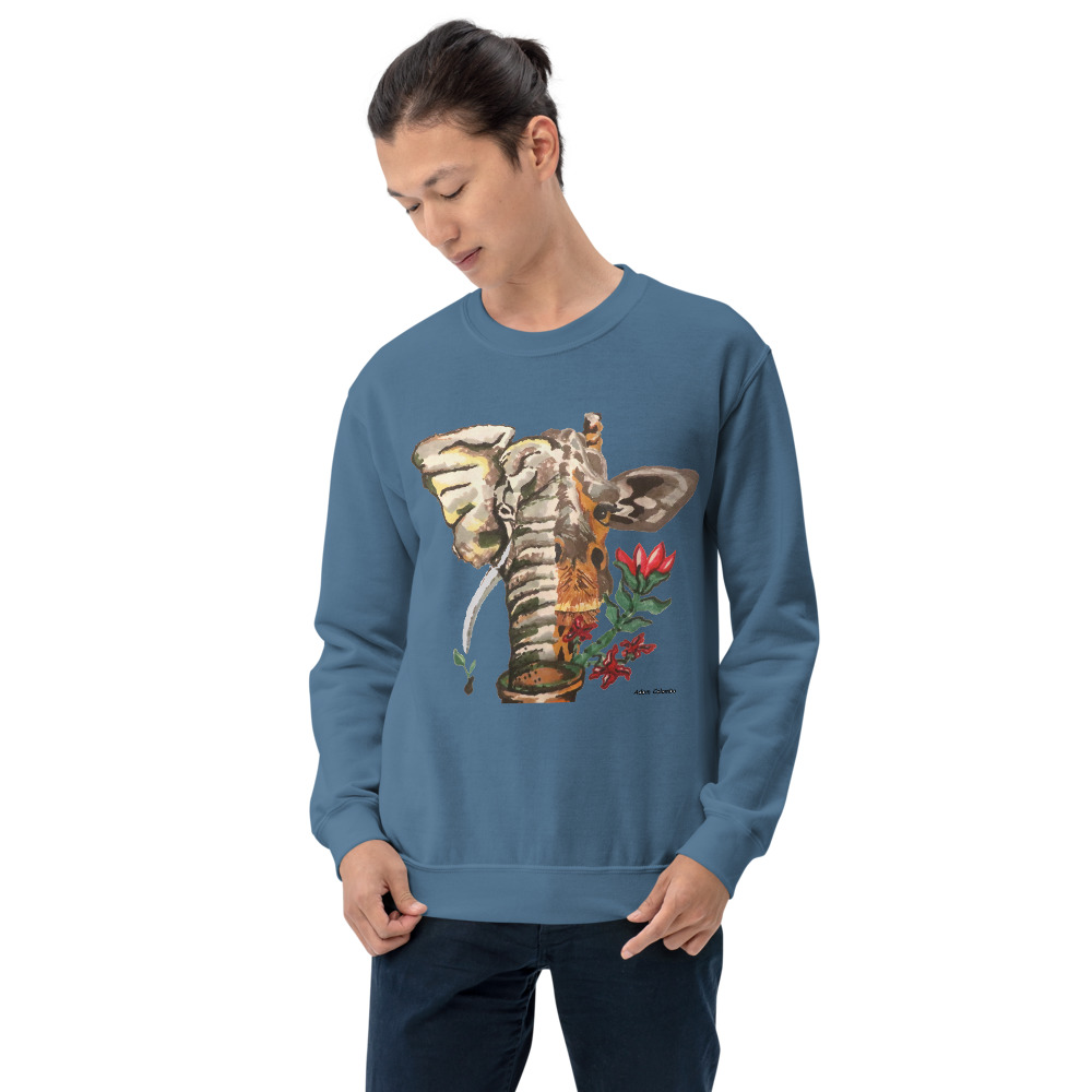 Eleraffe Unisex Crewneck Sweatshirt - Image 5