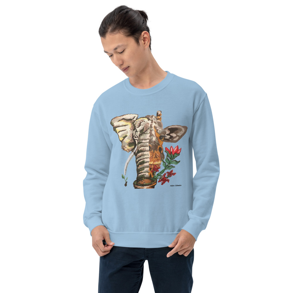 Eleraffe Unisex Crewneck Sweatshirt
