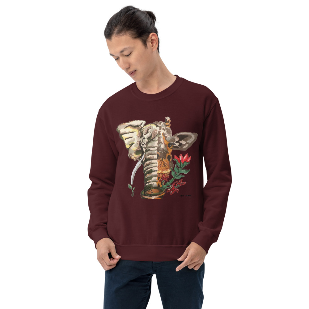Eleraffe Unisex Crewneck Sweatshirt - Image 2