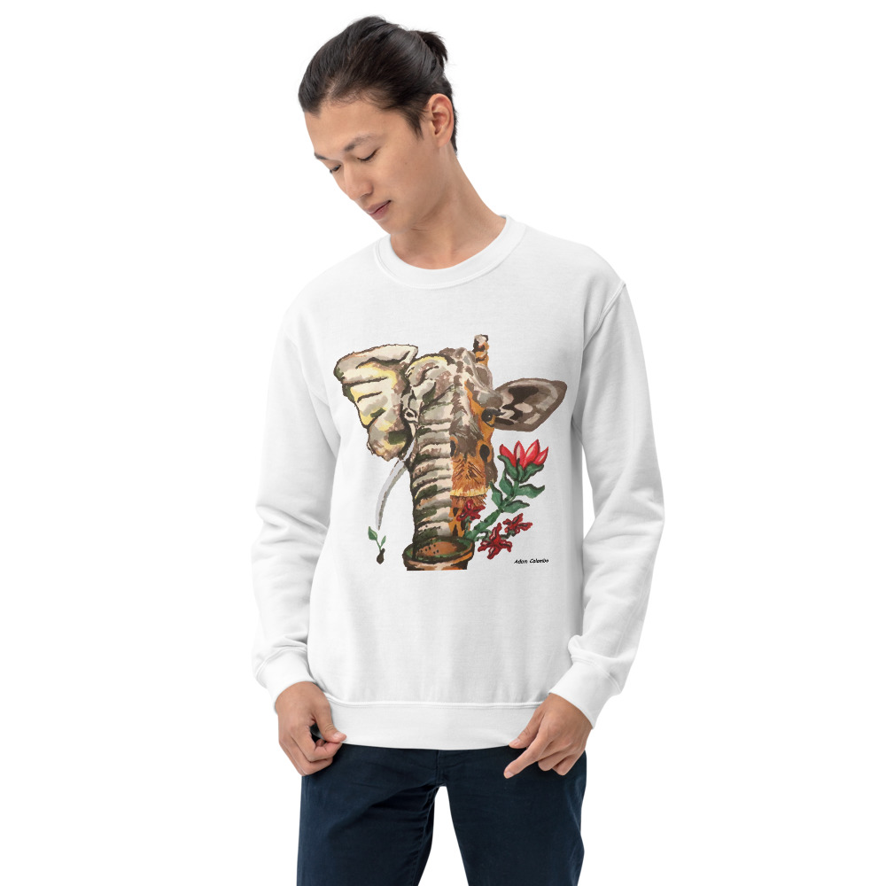 Eleraffe Unisex Crewneck Sweatshirt - Image 8