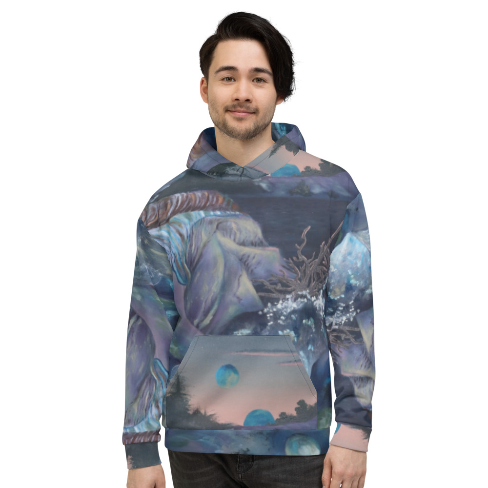 hoodie-Unisex-Planets and Pearls - Image 7
