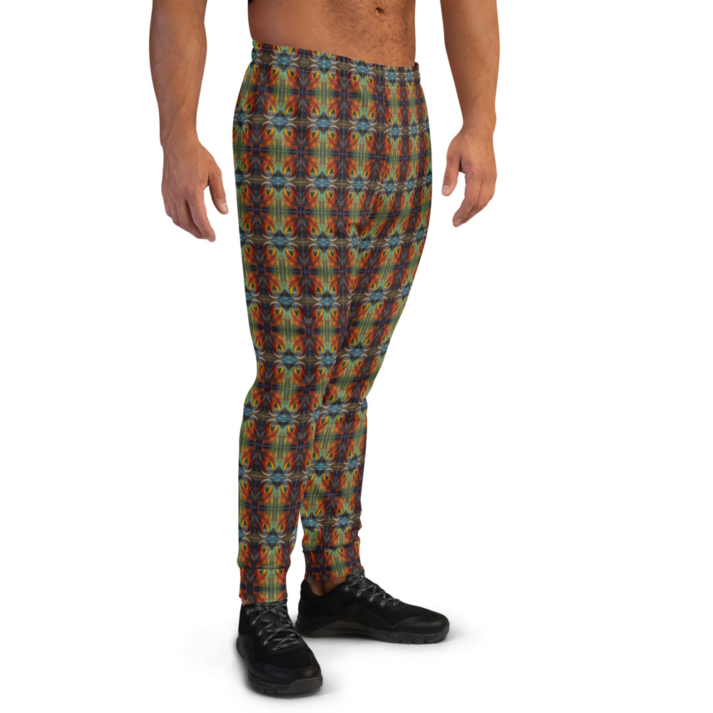 joggers-Blue Frost Sun, all over print - Image 2