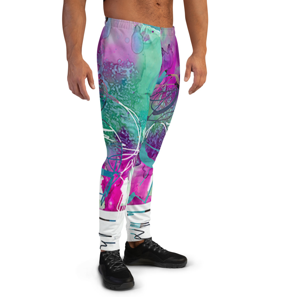 joggers-Eroded Perspective, all over print - Image 2