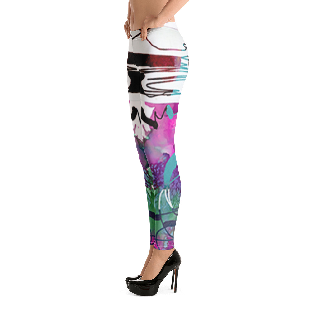 Eroded Perspective Leggings - Image 3