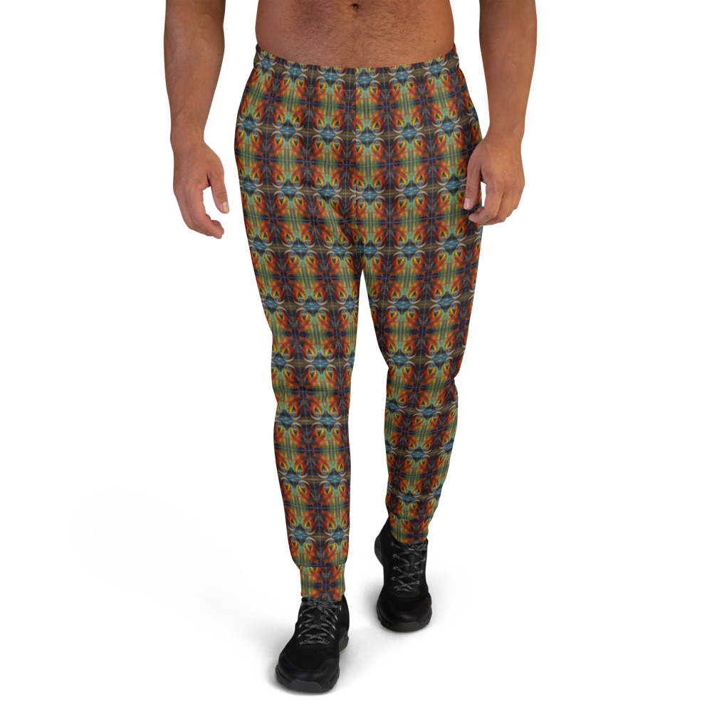 joggers-Blue Frost Sun, all over print
