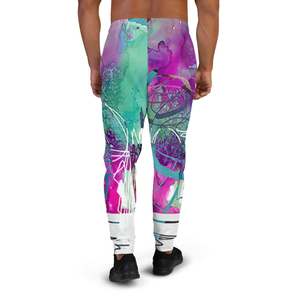 joggers-Eroded Perspective, all over print - Image 4