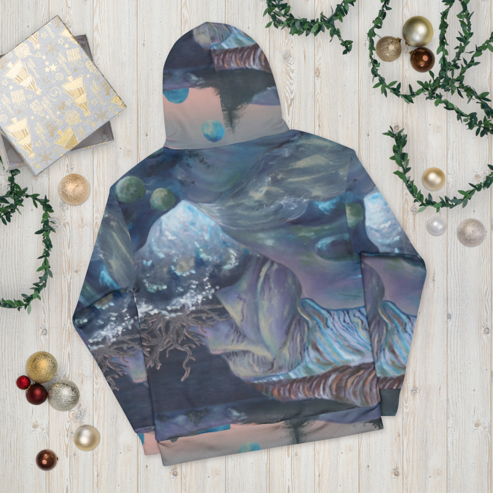 hoodie-Unisex-Planets and Pearls - Image 2