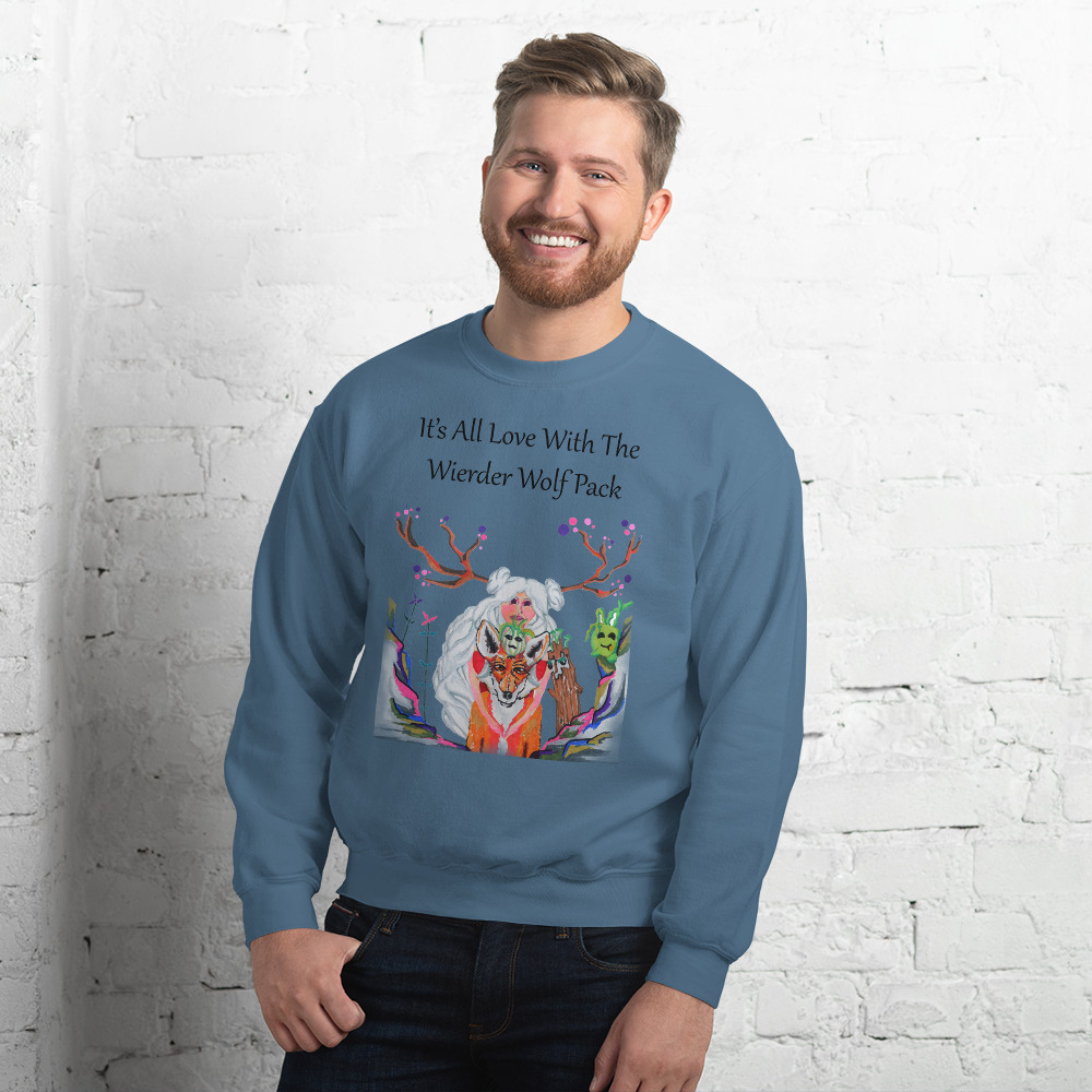 The Wolf Pack Plus One Unisex Crewneck Sweatshirt - Image 4