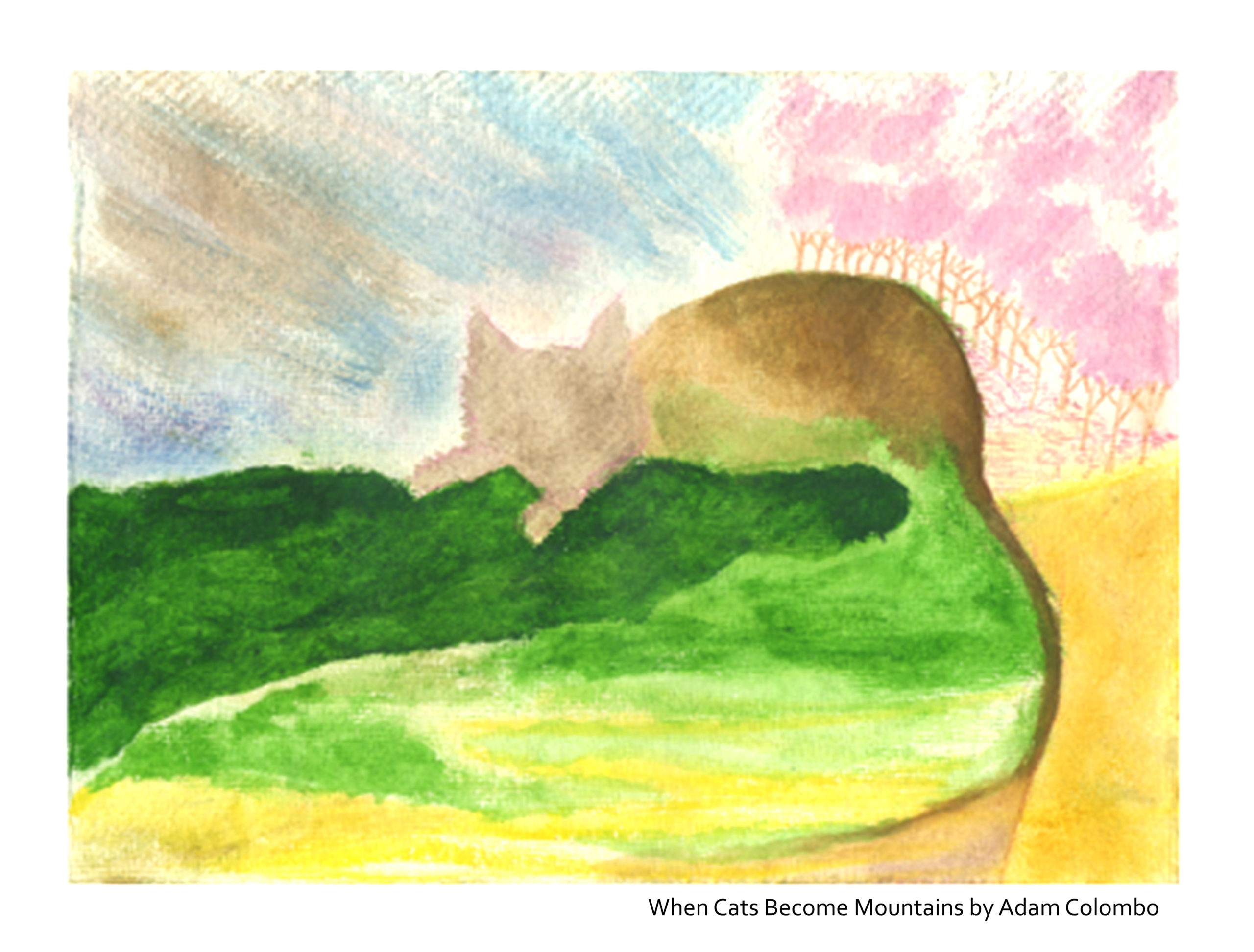 when cats become mountains print