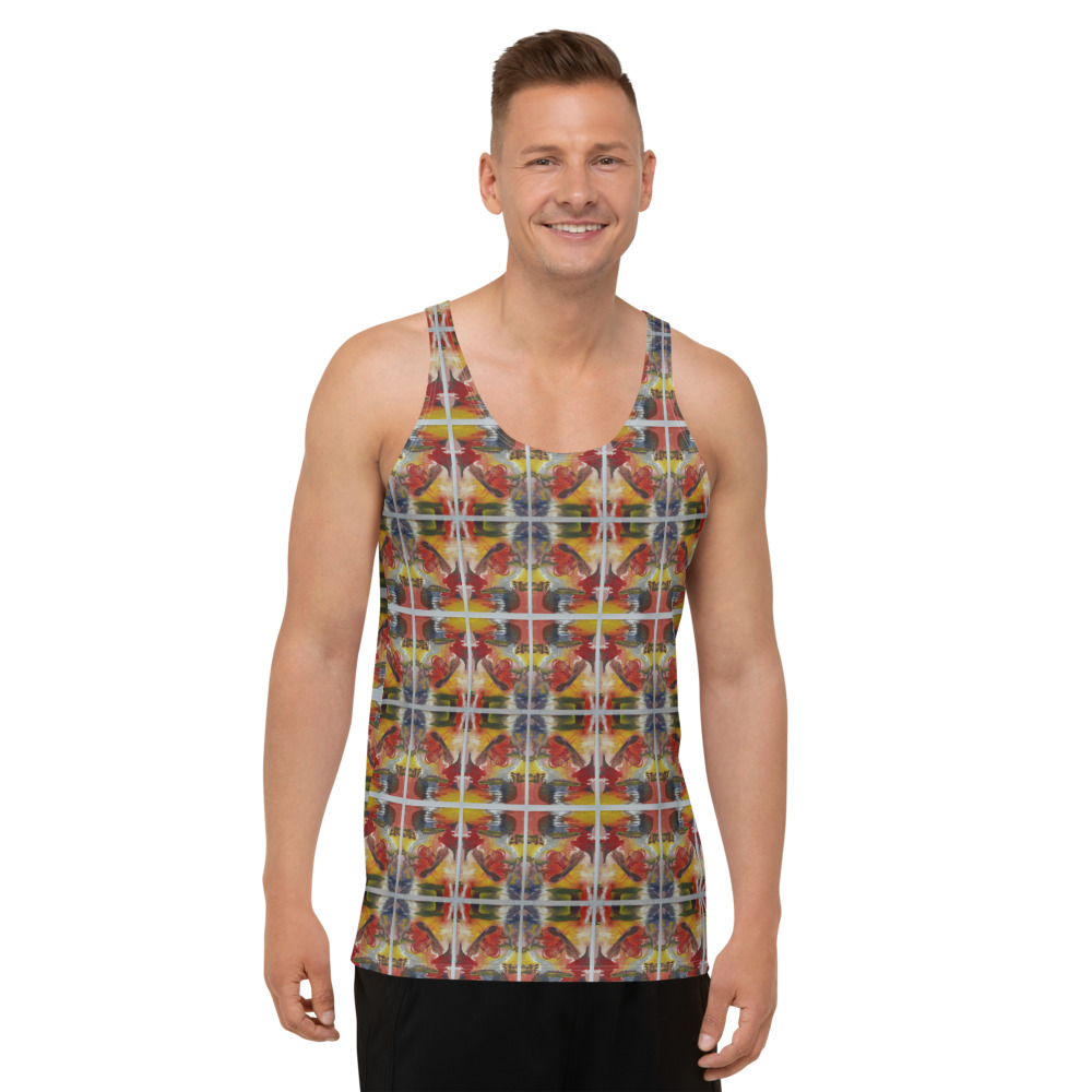 tank-top-"blue frost sun" Unisex