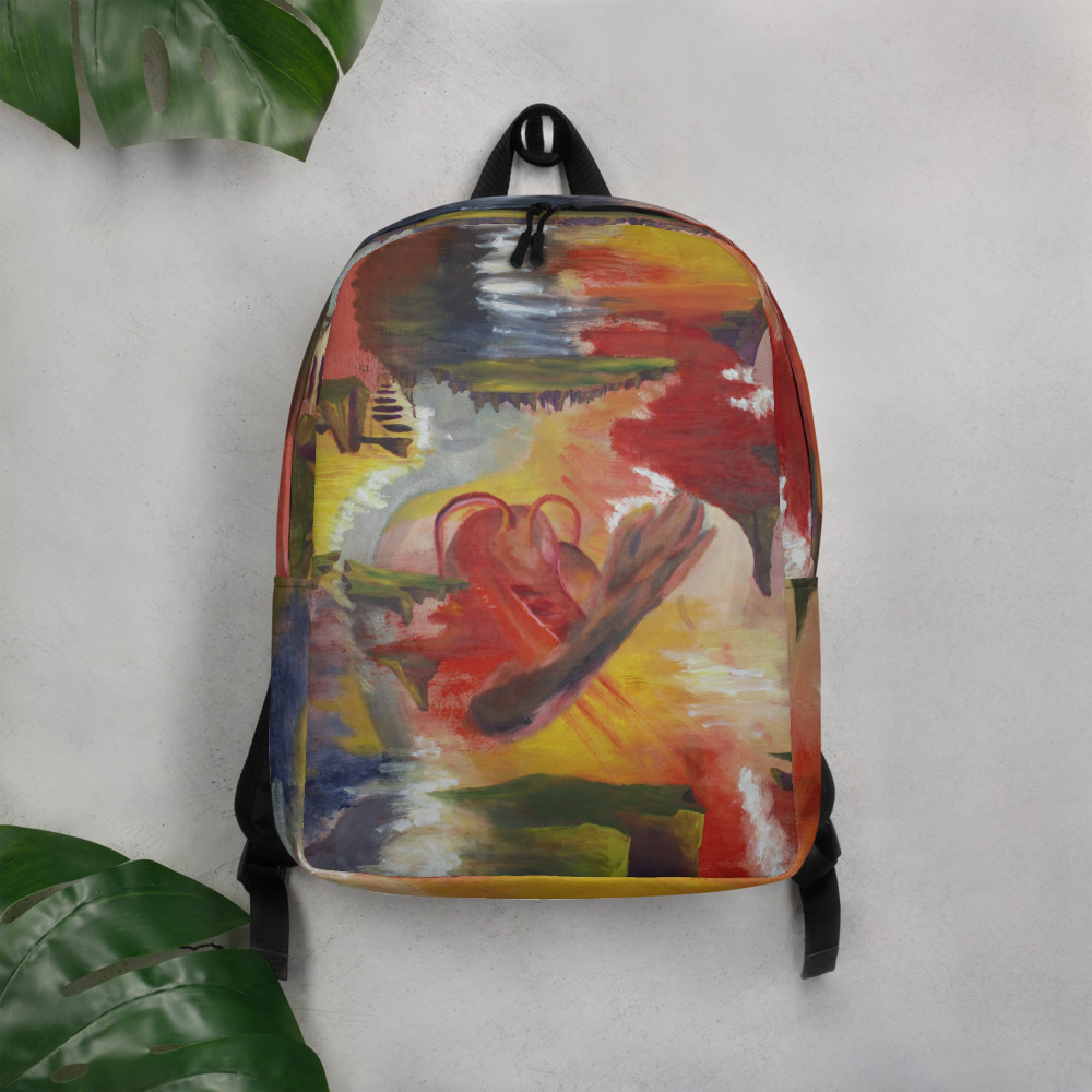 Minimalist Backpack-"balance and harmony"