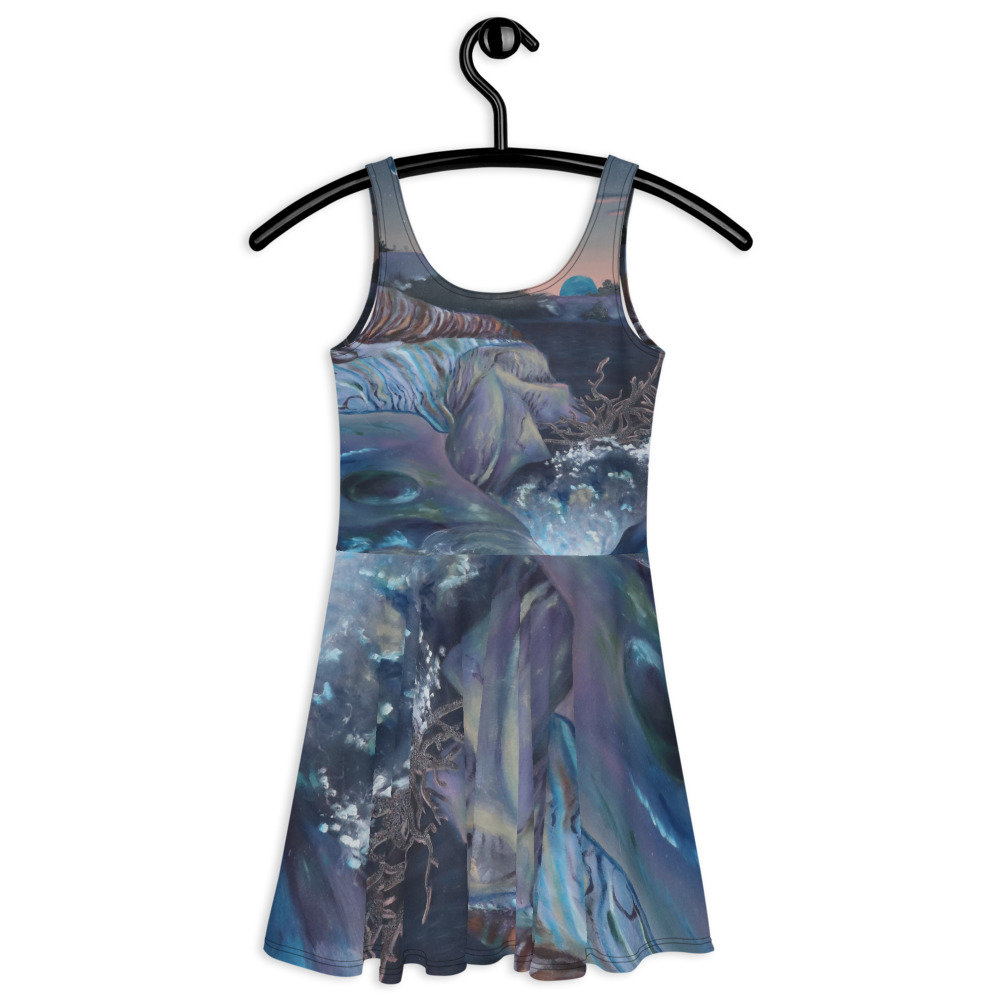 Skater Dress-"planets and pearls" - Image 2