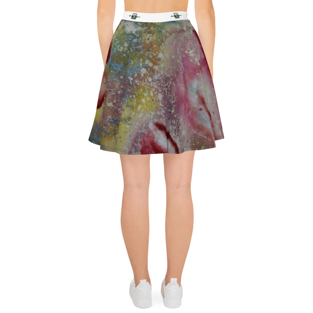 "cosmic bang" Skater Skirt - Image 2