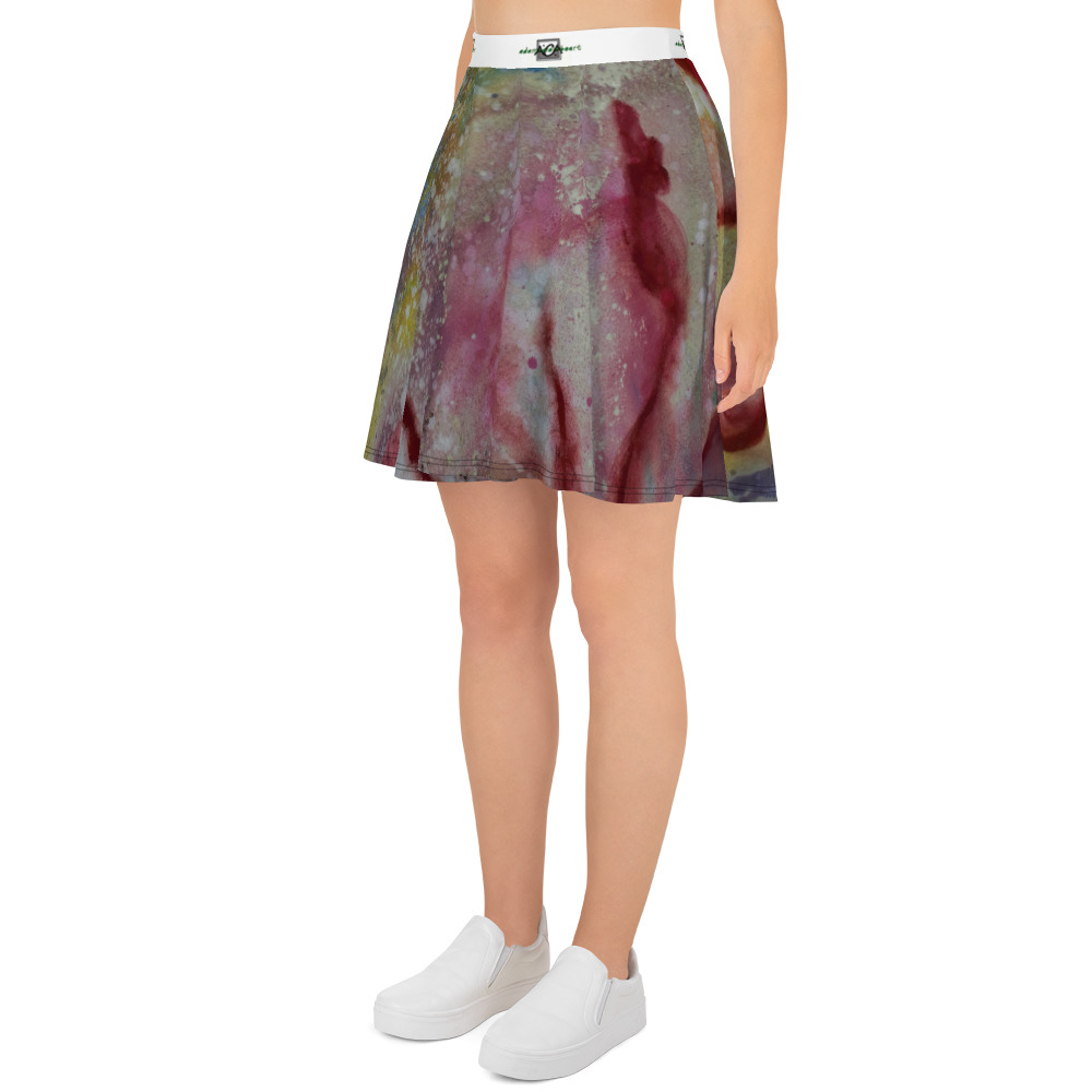 "cosmic bang" Skater Skirt - Image 3