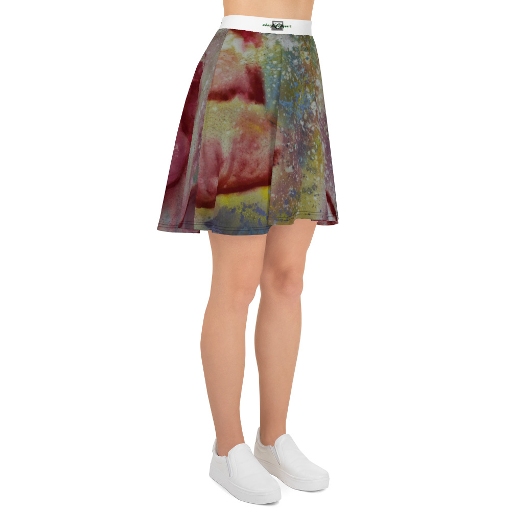 "cosmic bang" Skater Skirt - Image 4
